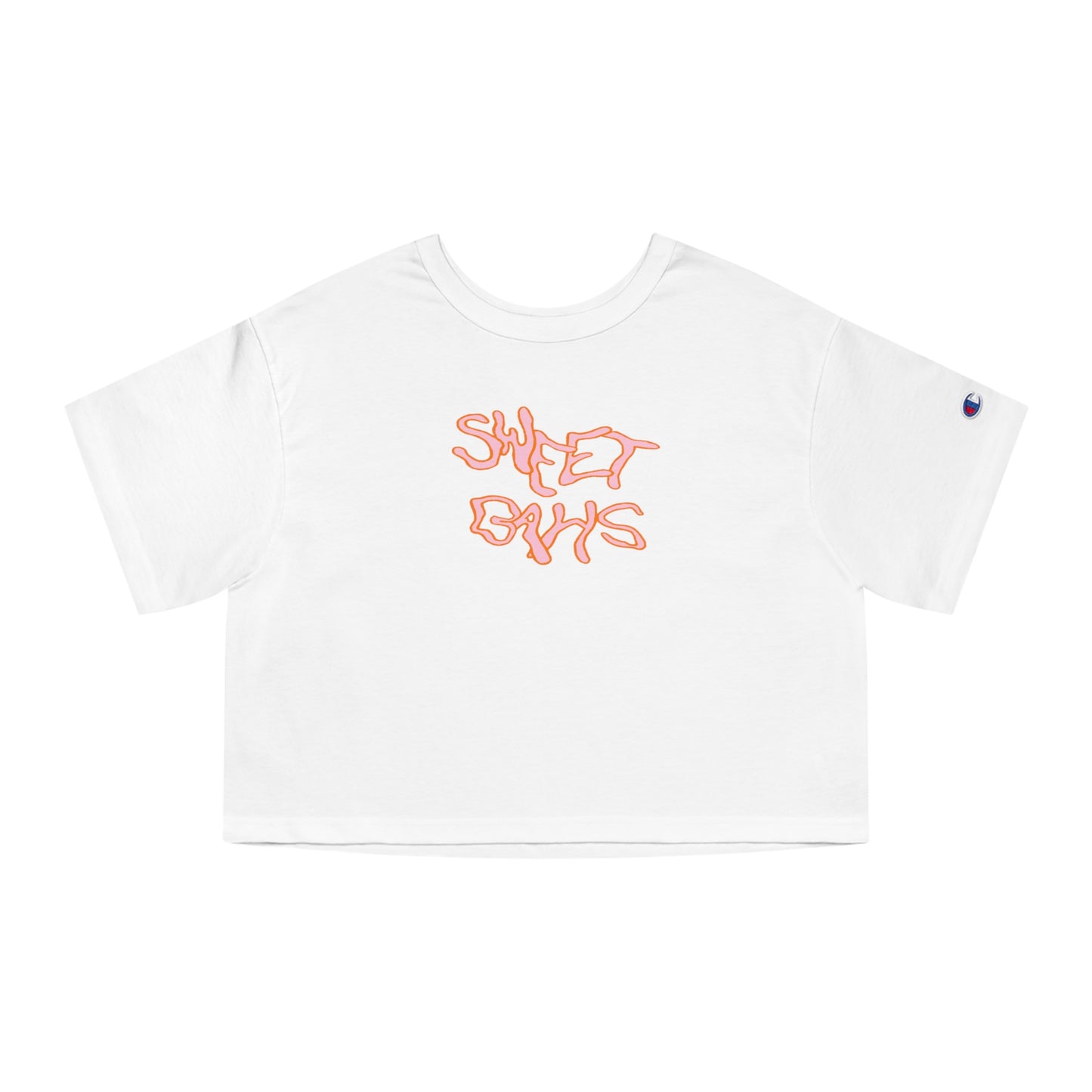 CROPPED PEACH LOGO 1 TEE