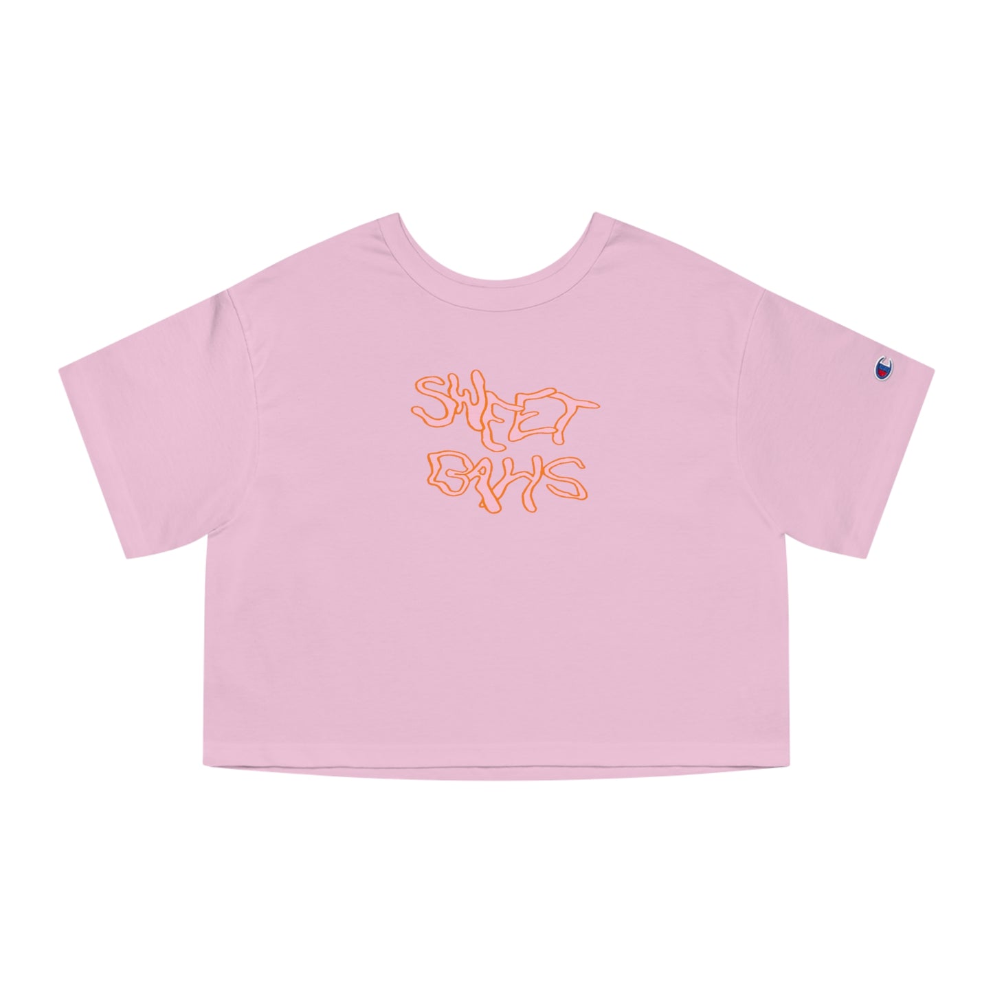 CROPPED PEACH LOGO 1 TEE